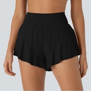 Halara Back Pocket Plus Side Hidden Pocket 2-in-1 Gym Plus Size Shorts